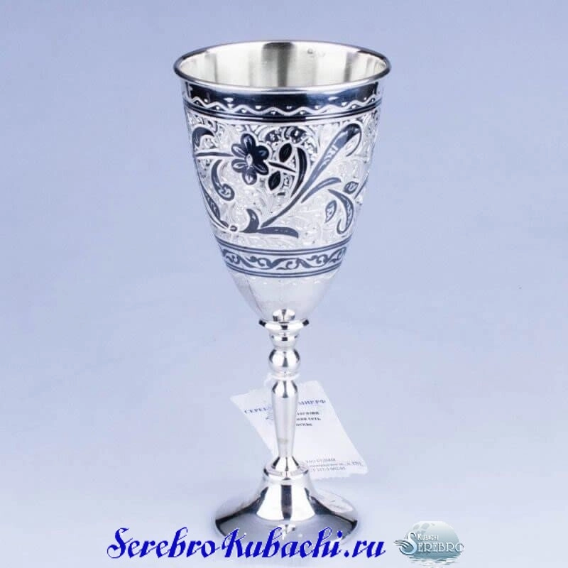 серебряный бокал кубачи
