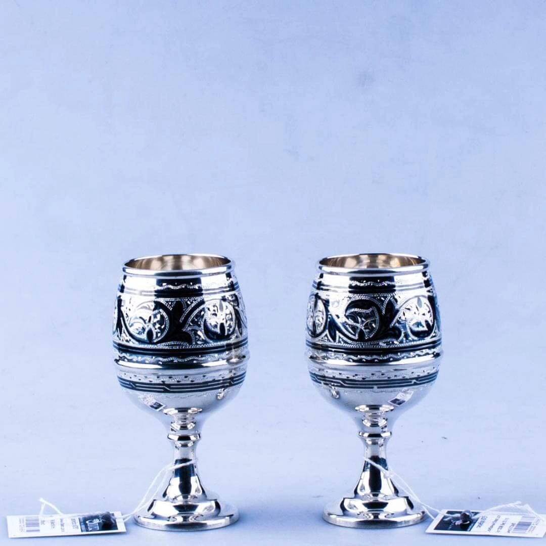 бокалы из серебра кубачи