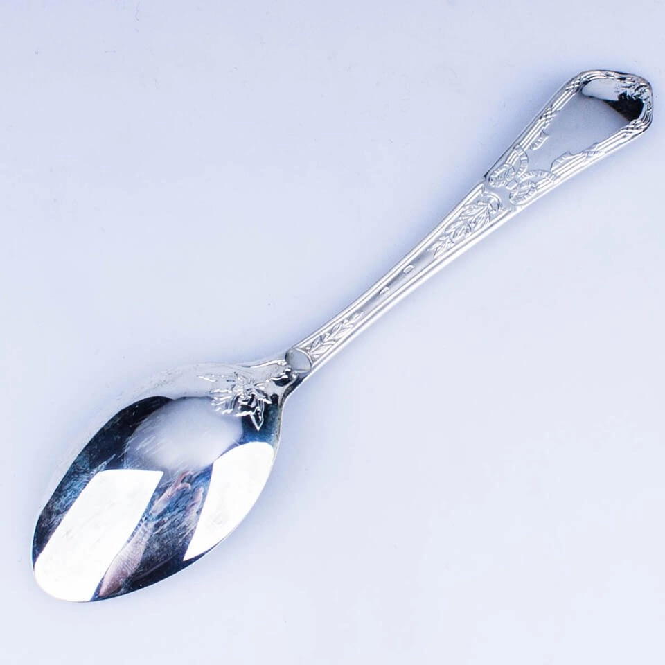 серебряная чайная ложка кубачи