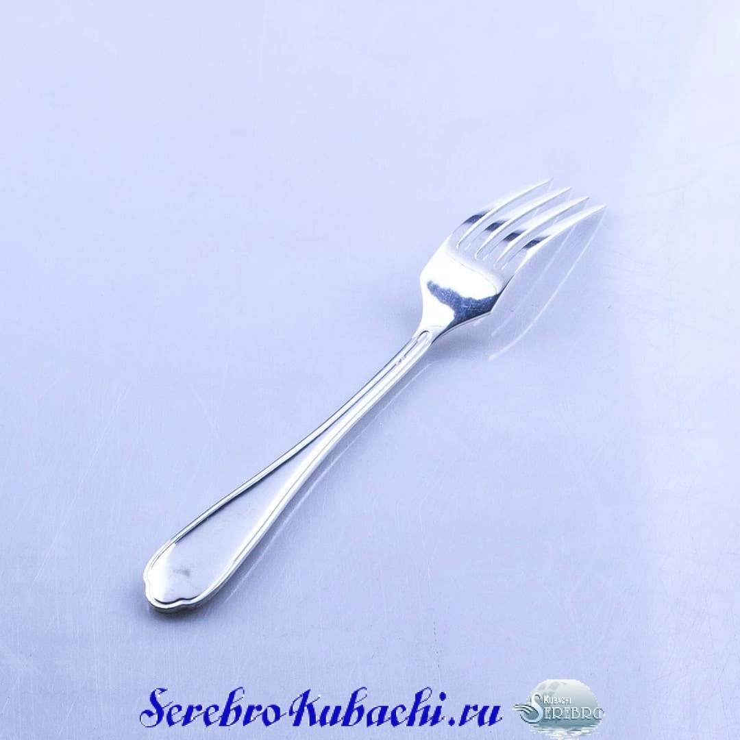 детская серебряная вилка