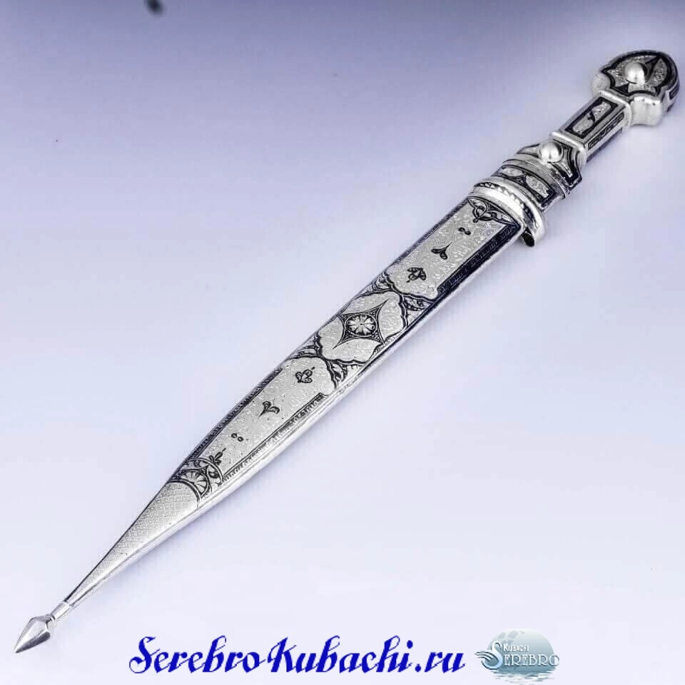 кинжал из серебра кубачи