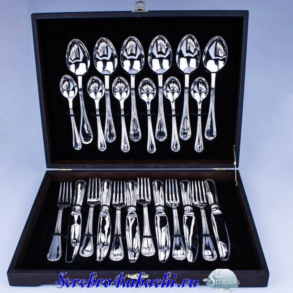 набор серебряных приборов