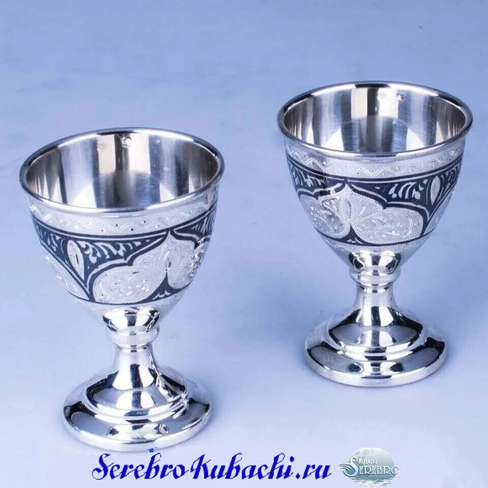 серебряные рюмки кубачи