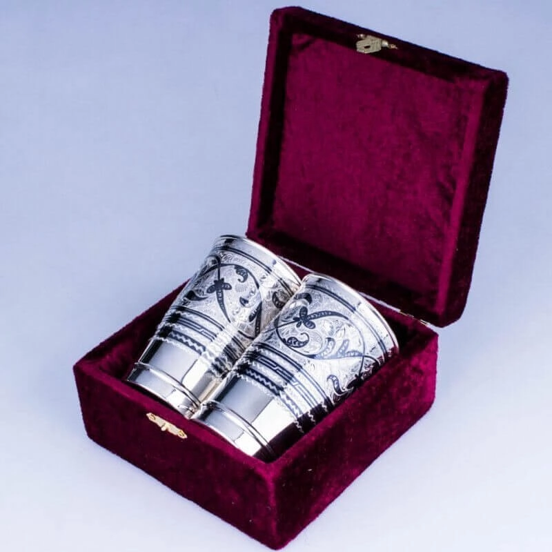 серебряные стаканы кубачи