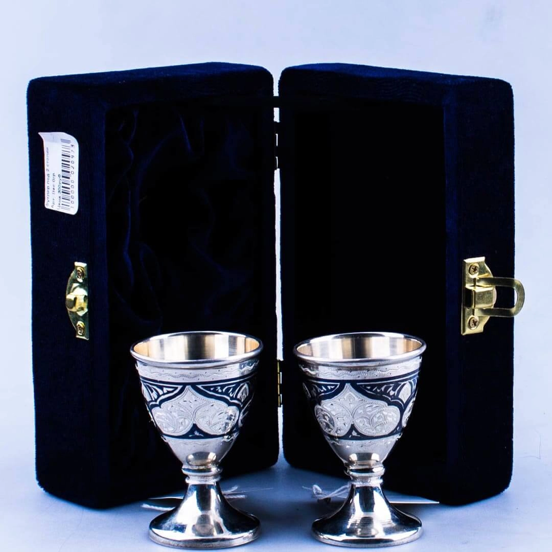 рюмки из серебра кубачи
