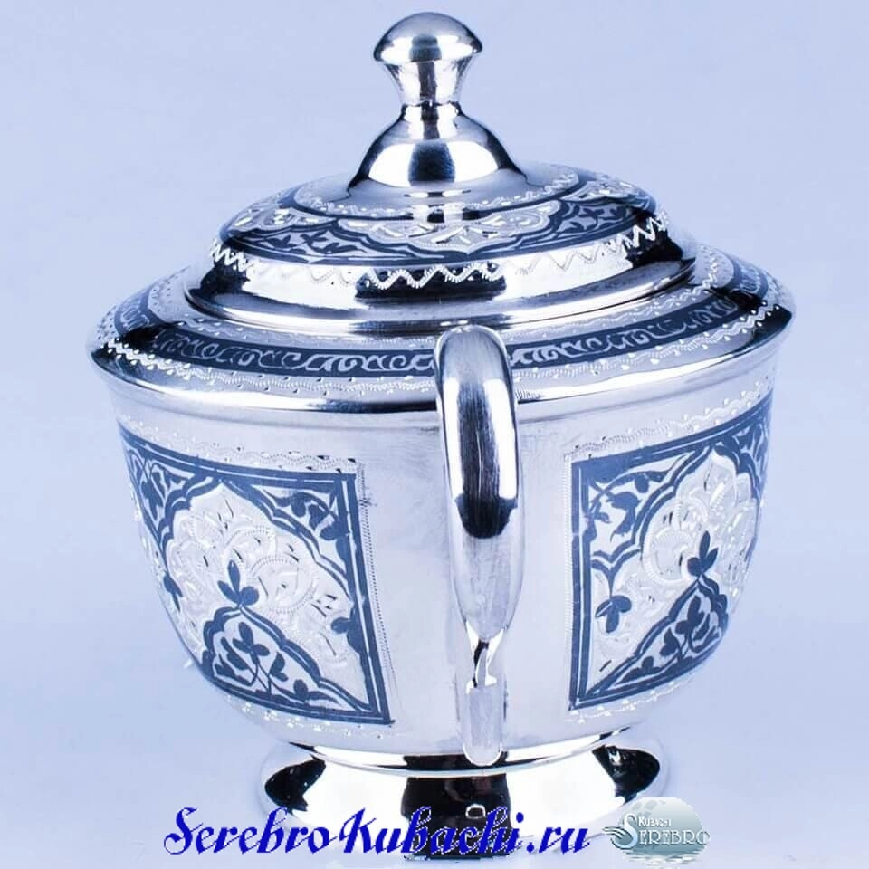 сахарница серебряная
