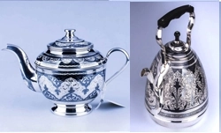 Серебряные чайники