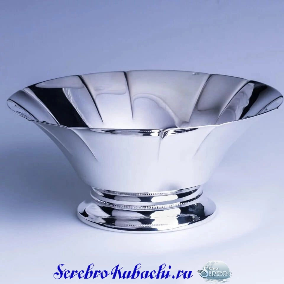 серебряная английская ваза