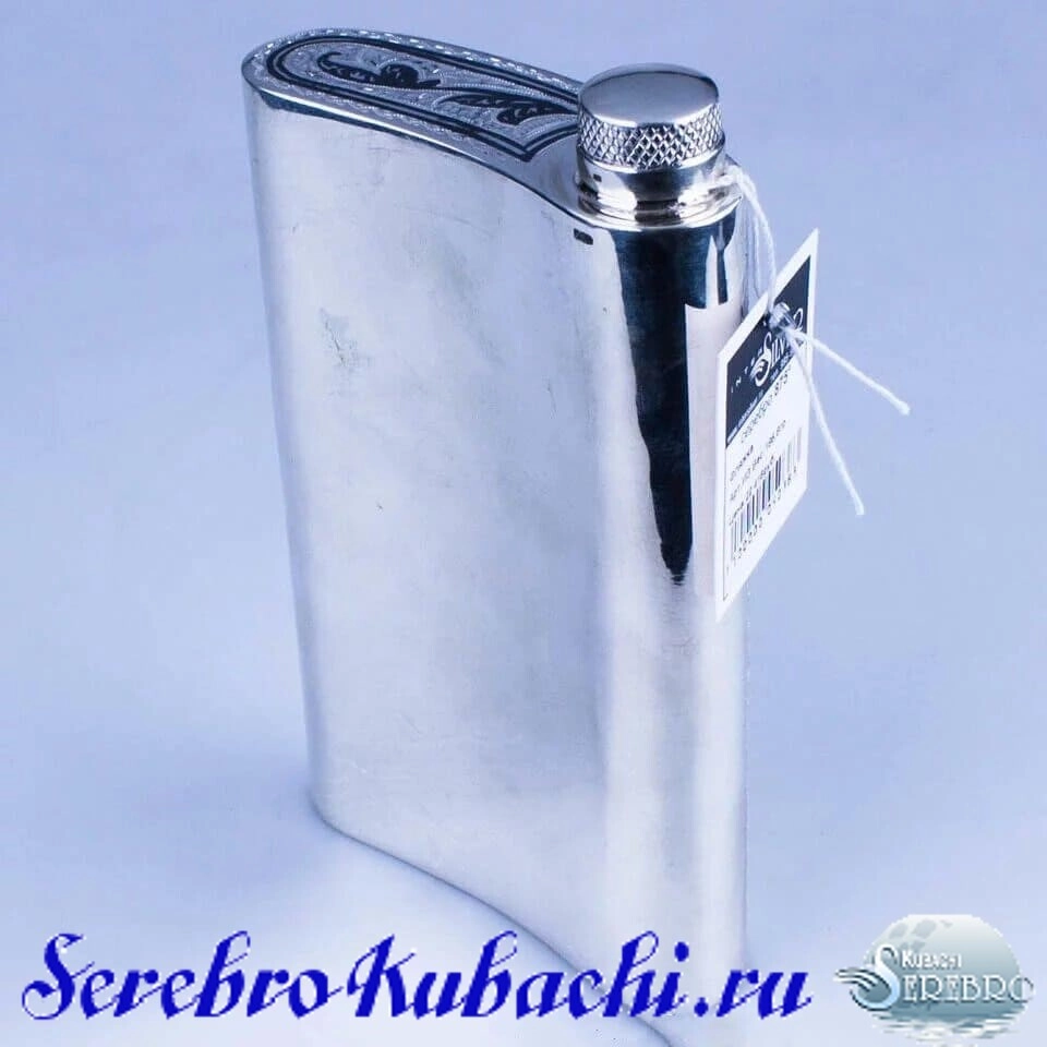 фляжка подарочная серебряная