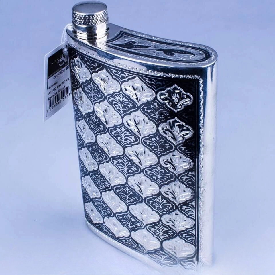 фляга серебряная