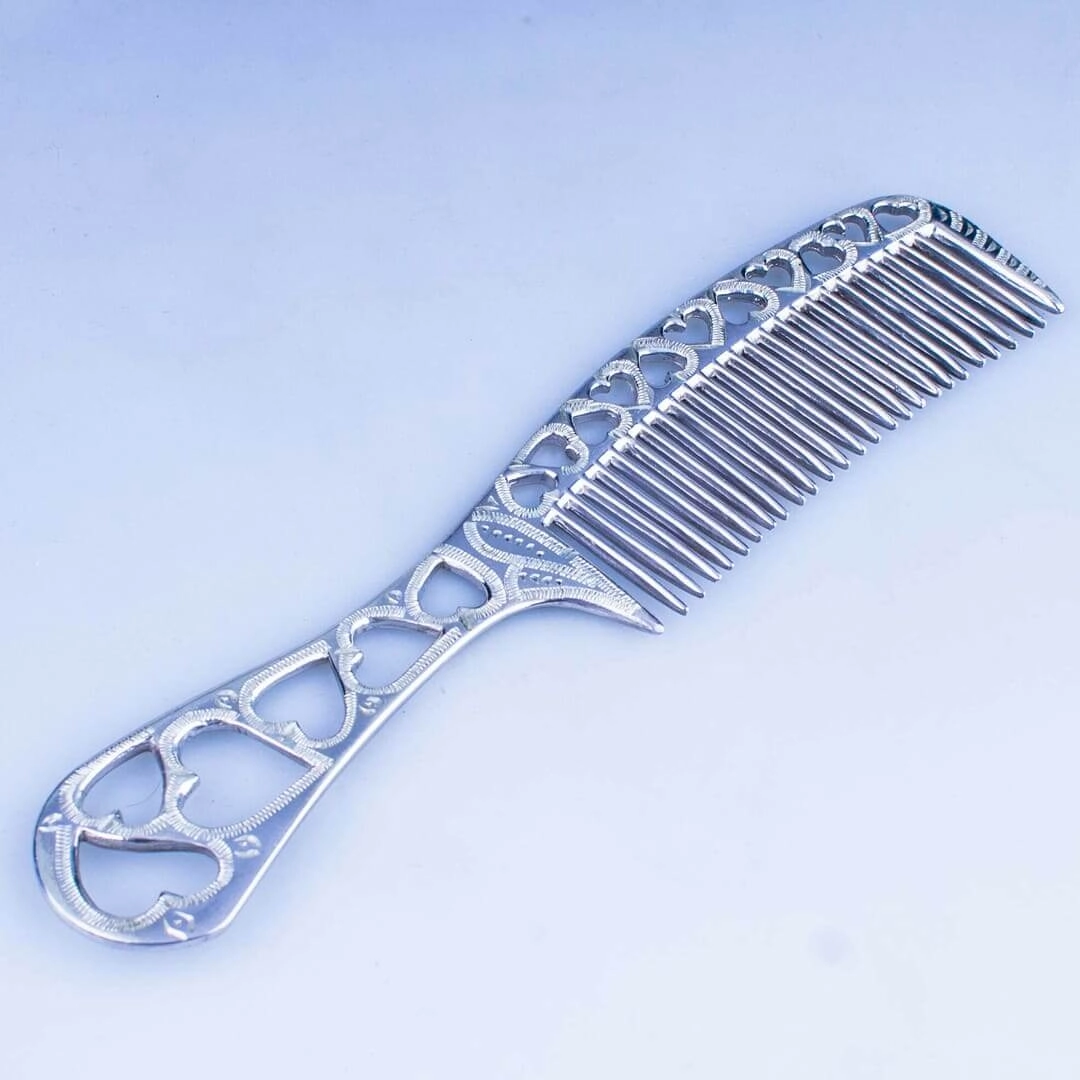 серебряная расческа