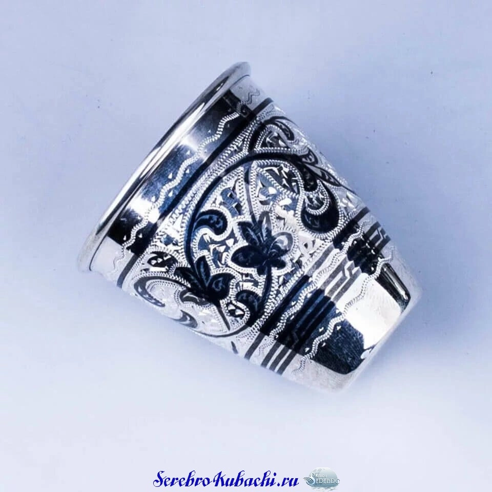 серебряная стопка кубачи