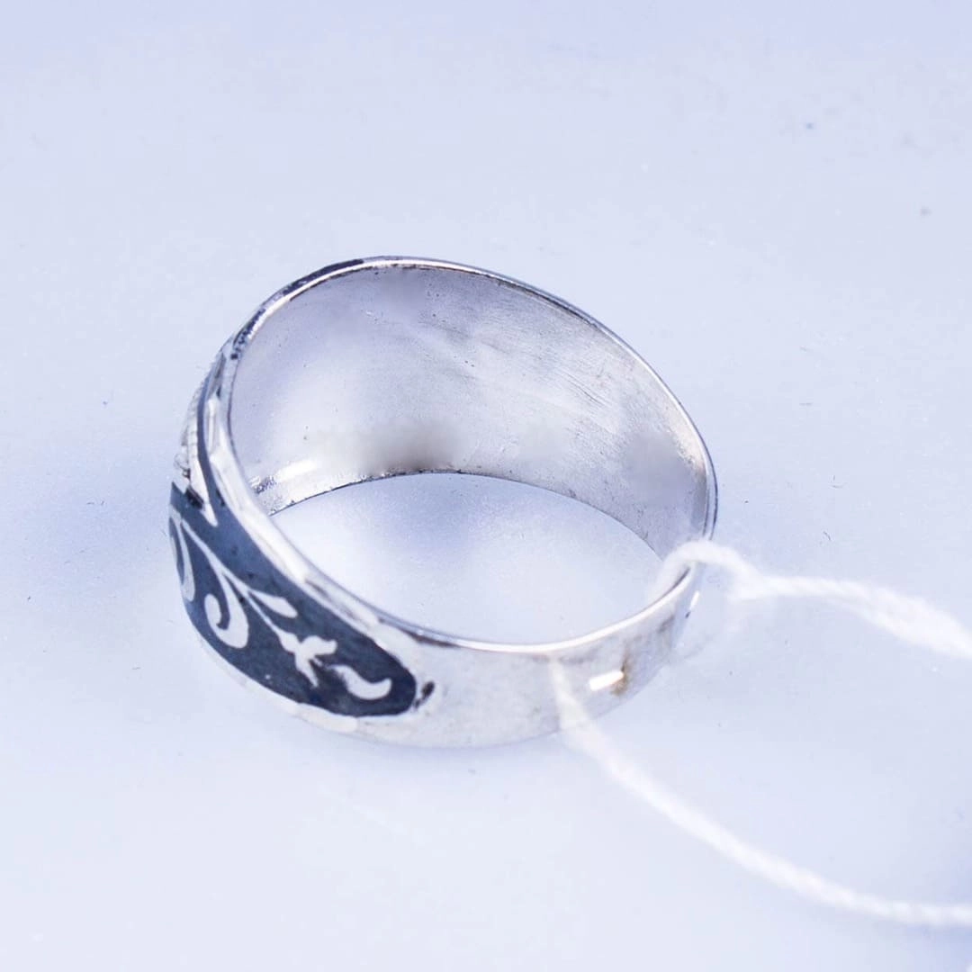 серебряное кольцо кубачи