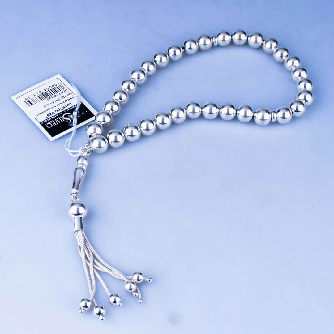 серебряные четки