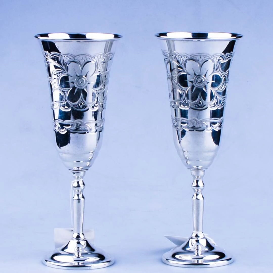 серебряные фужеры