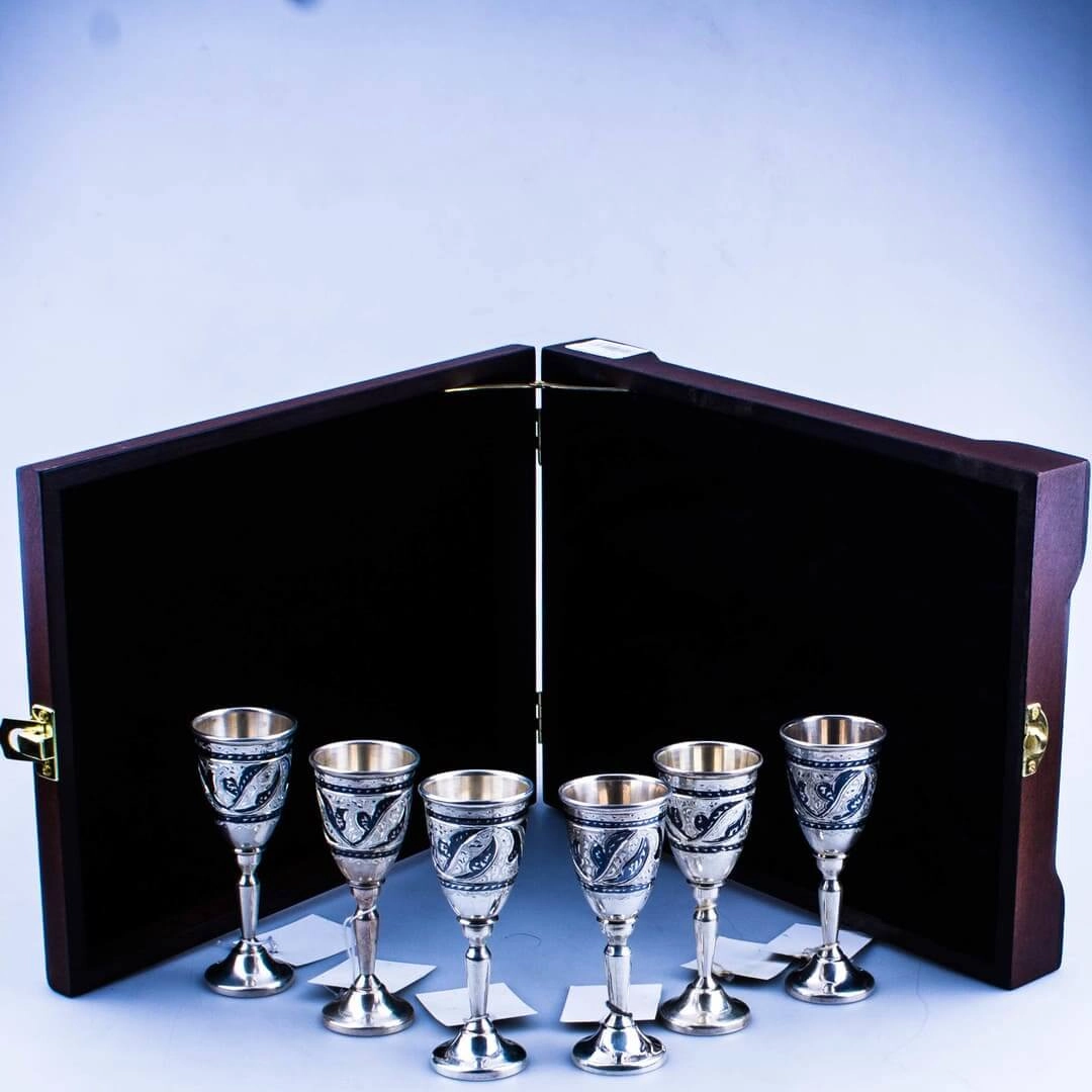 Серебряные рюмки Кубачи