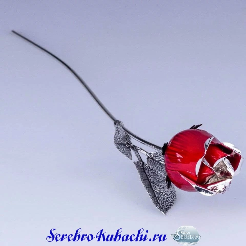 серебряный цветок