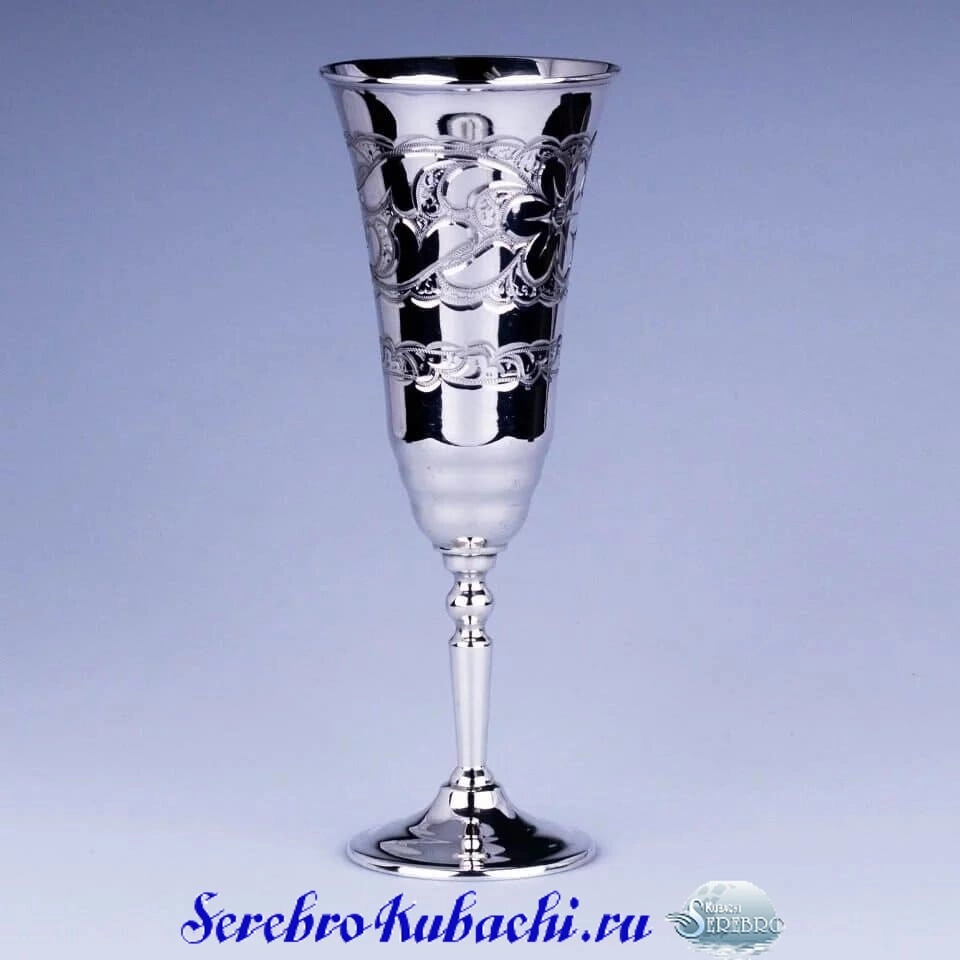 серебряный фужер кубачи
