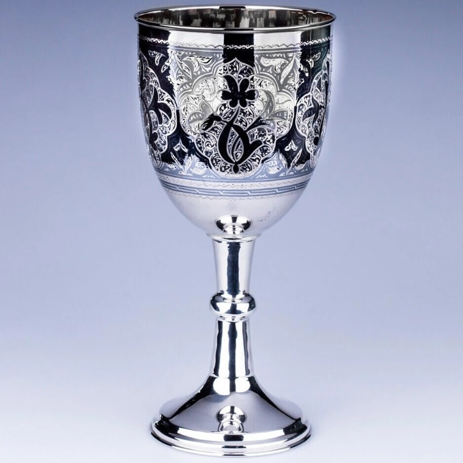серебряный кубок Кубачи