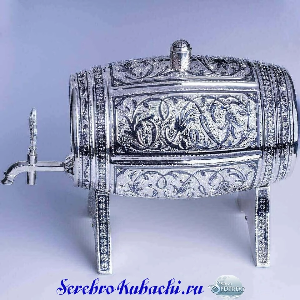 серебряная бочка кубачи