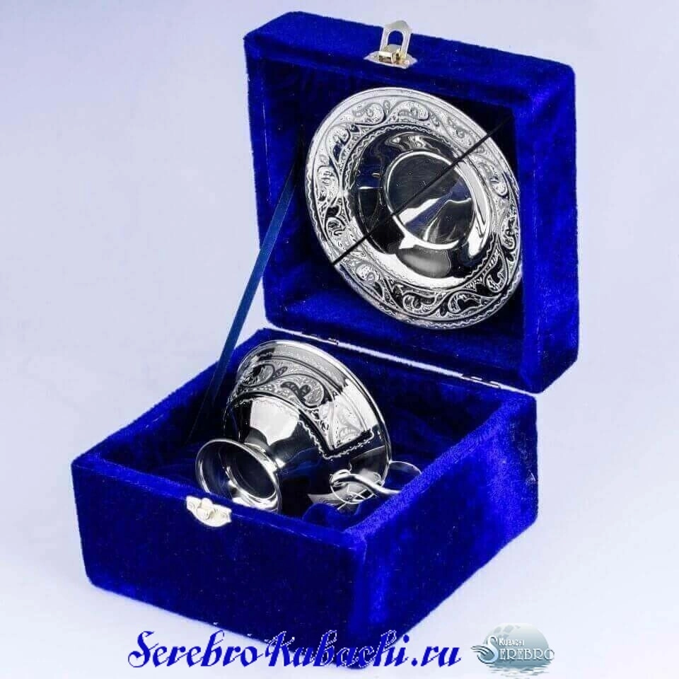 чайная пара серебро