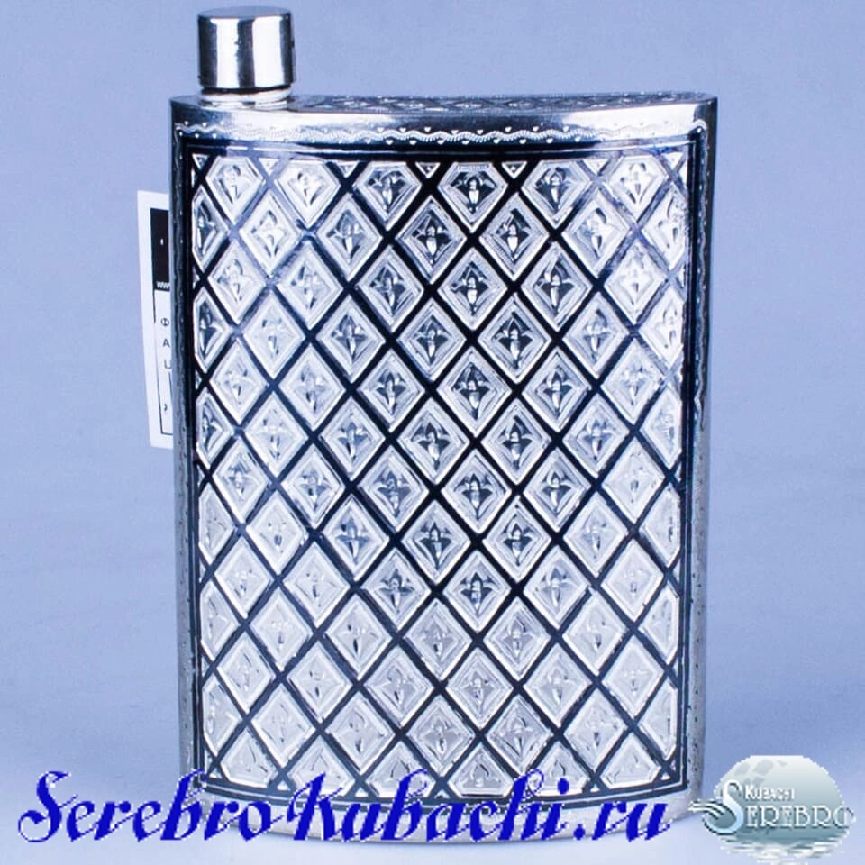 серебряная фляжка кубачи