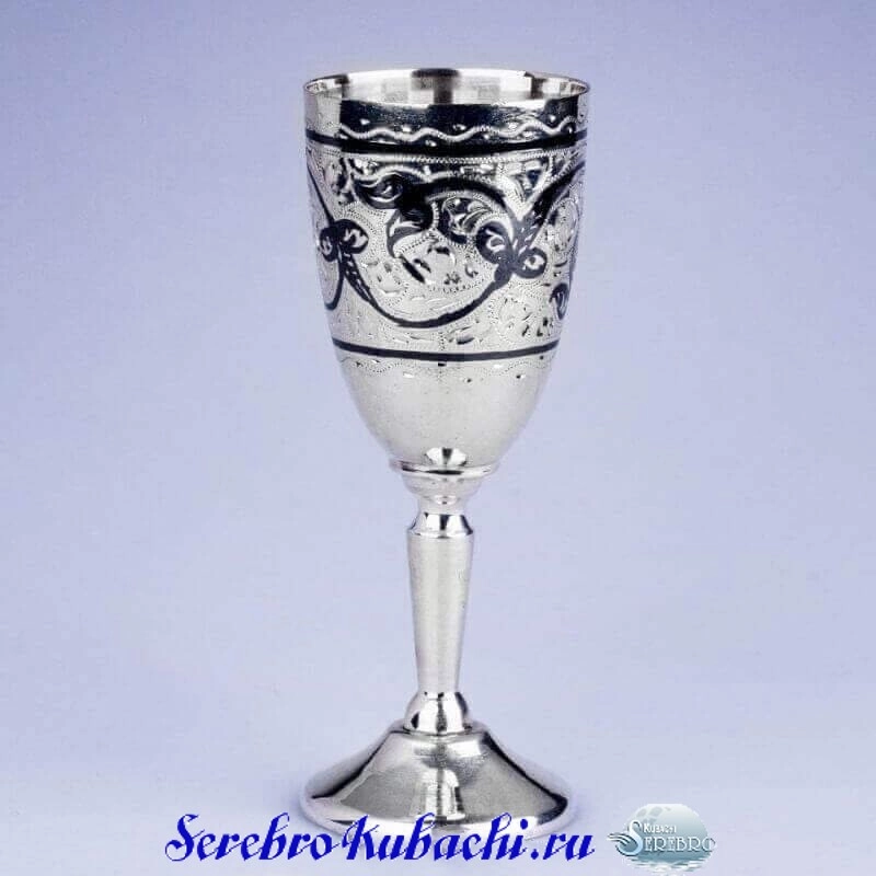 серебряная коньячная рюмка