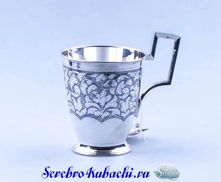 серебряная кружка 925 пробы