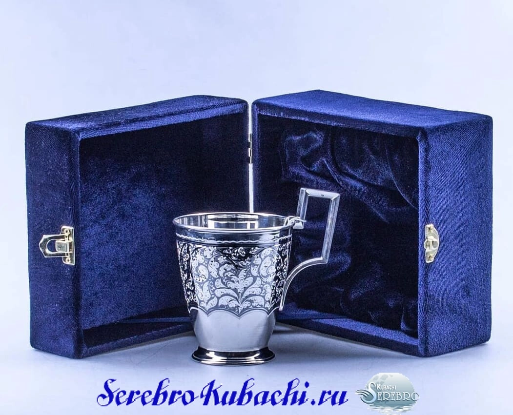 серебряная кружка 925 пробы