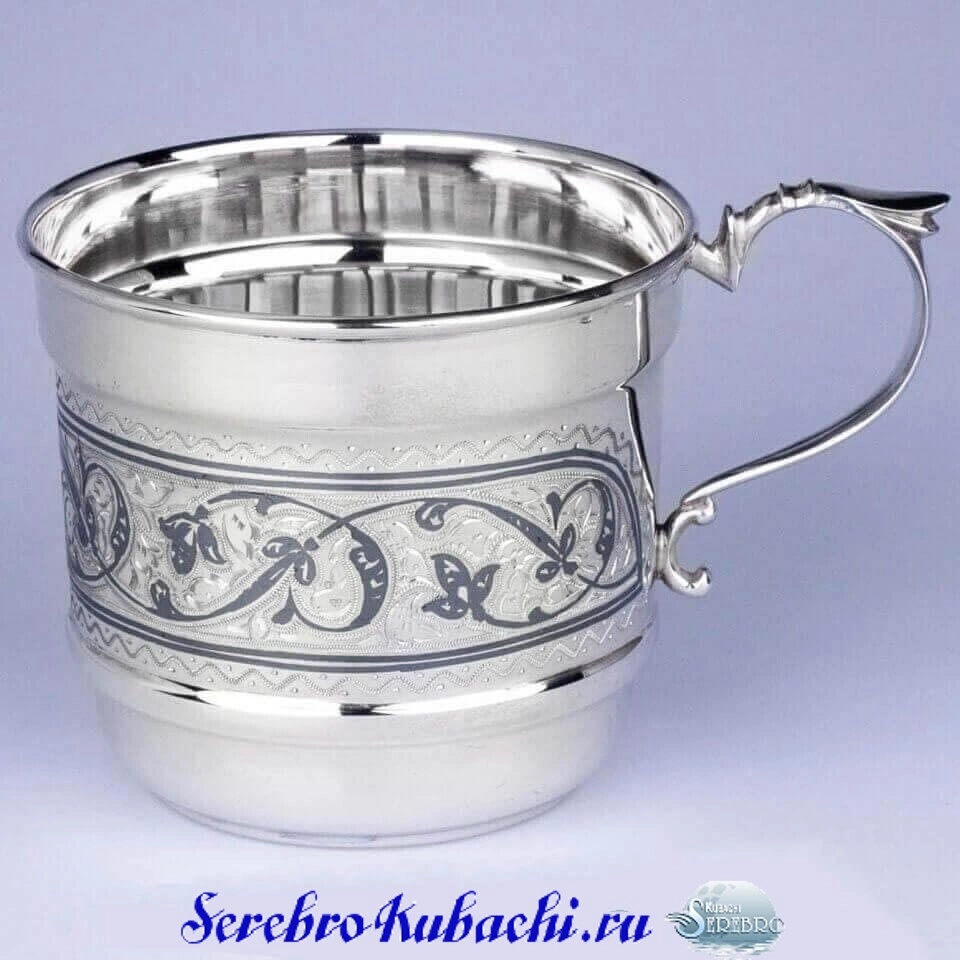 серебряная кружка для воды