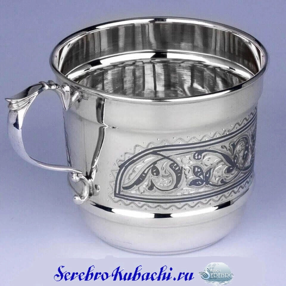 серебряная кружка для воды