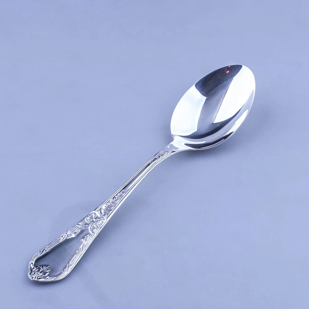 десертная серебряная ложка