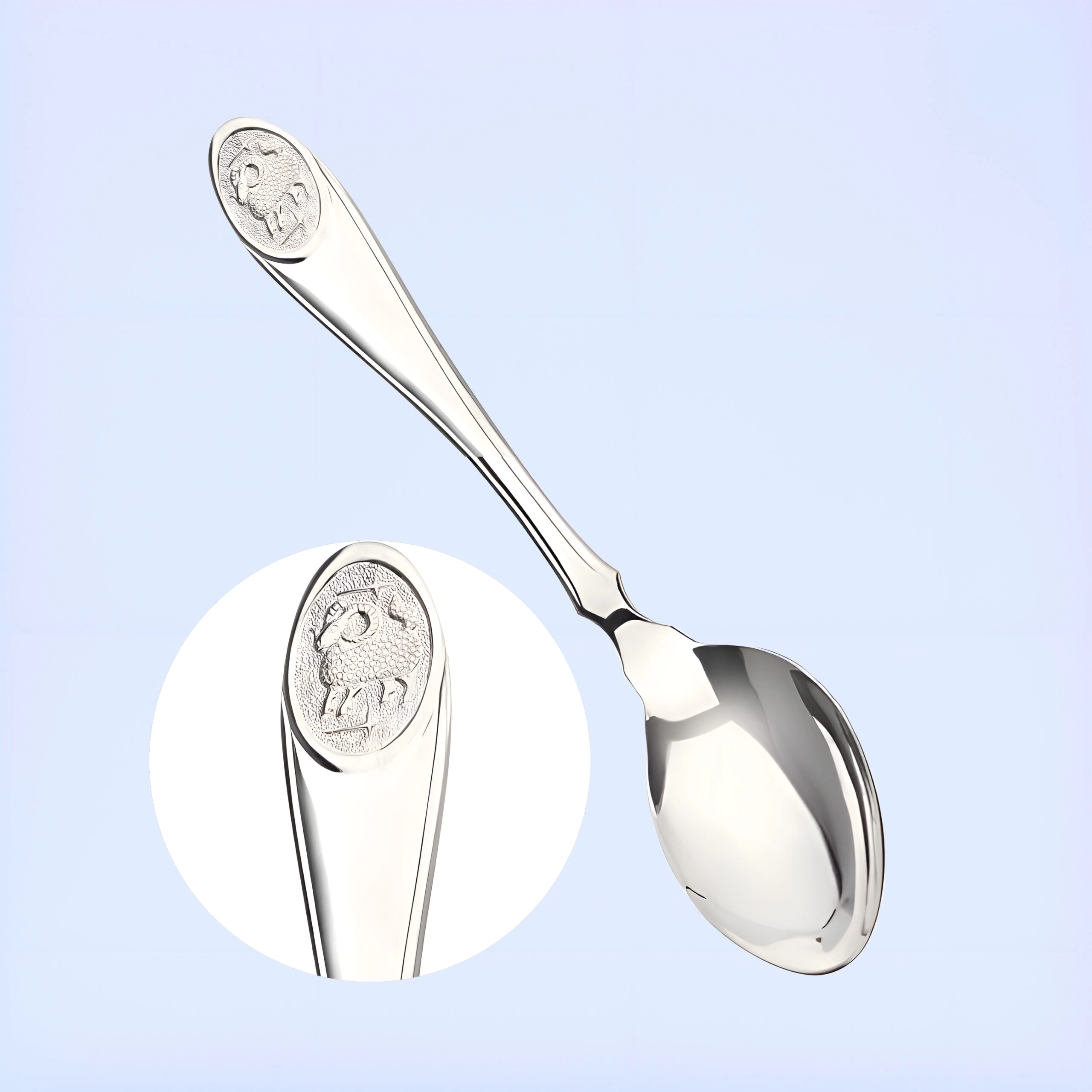 серебряная ложка знак зодиака овен