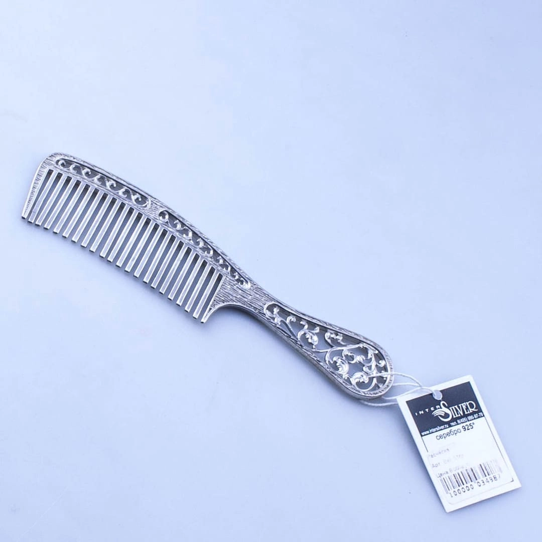 расческа из серебра