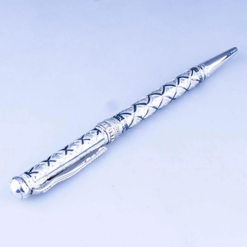 серебряная ручка