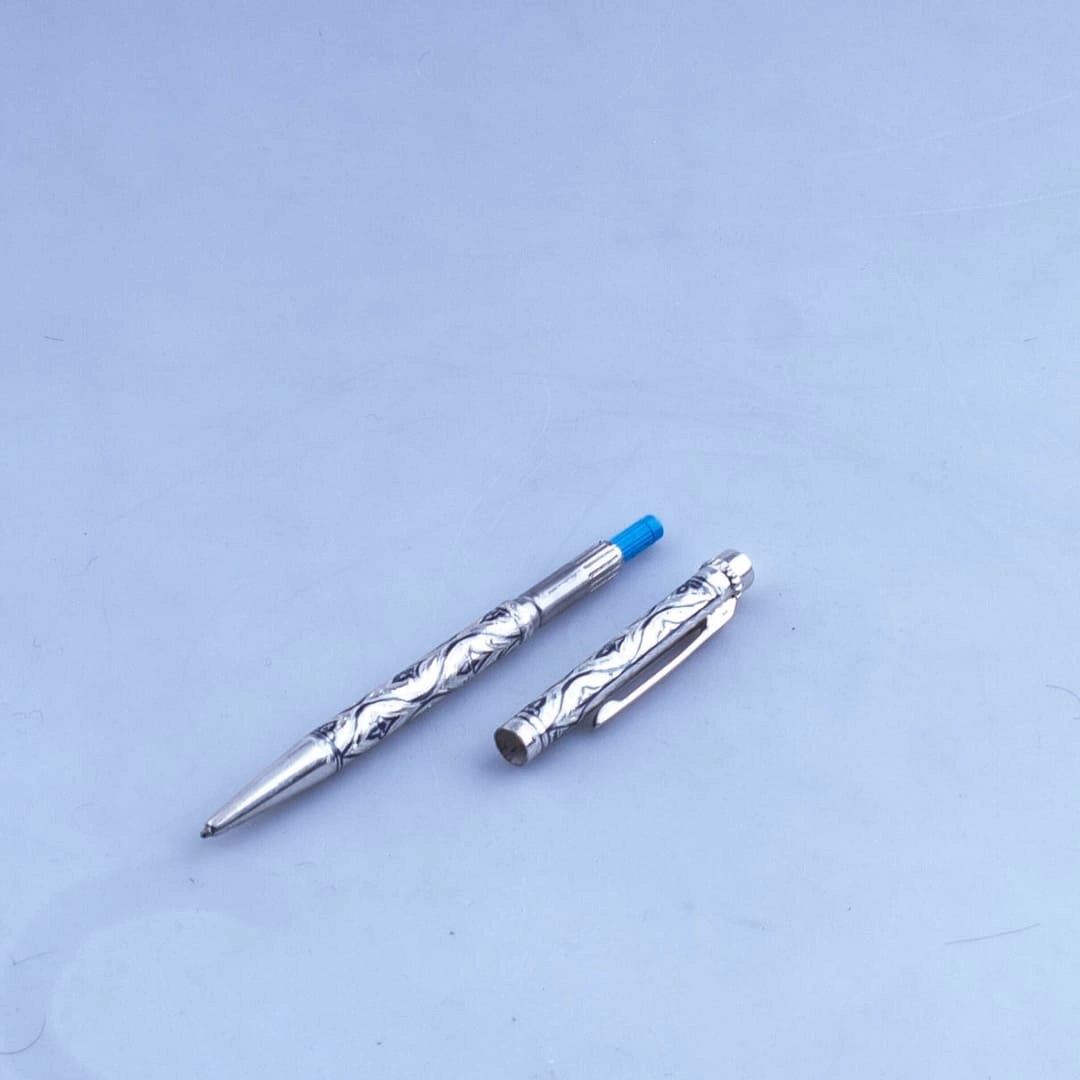 серебряная ручка