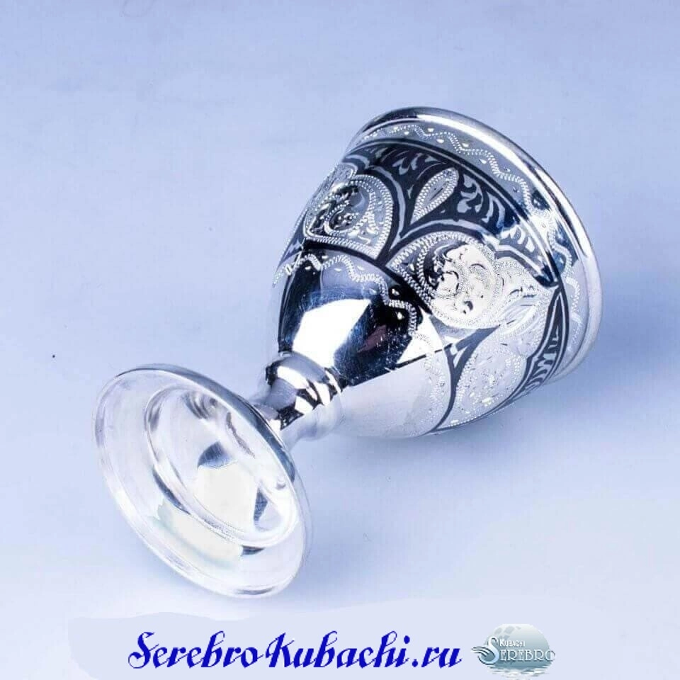 рюмка серебряная кубачи