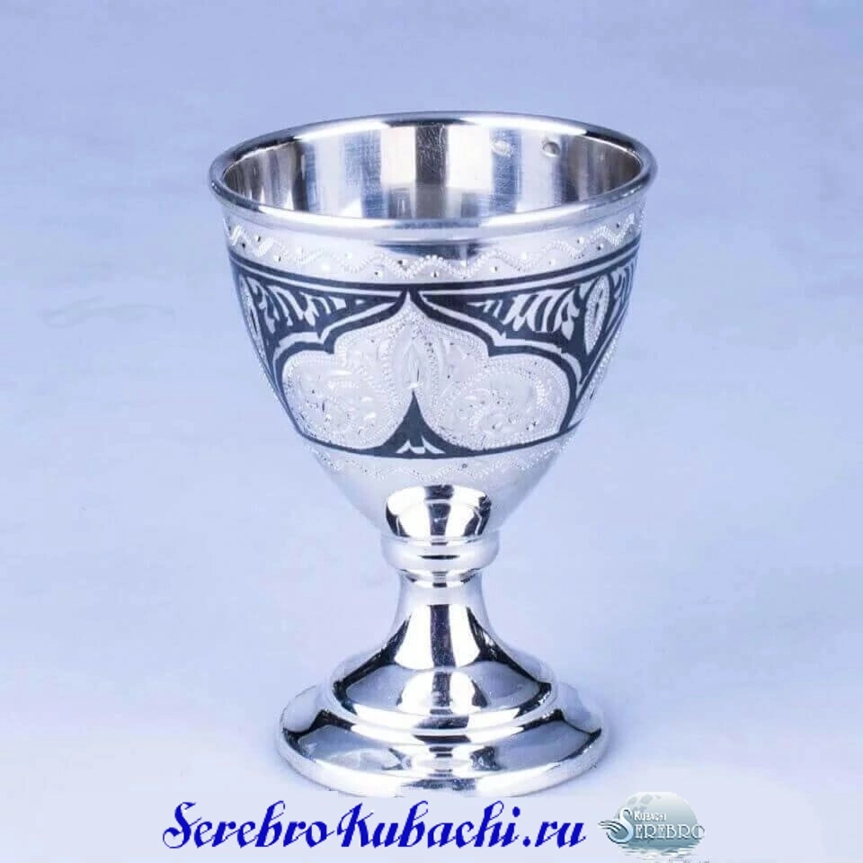 рюмка серебряная кубачи
