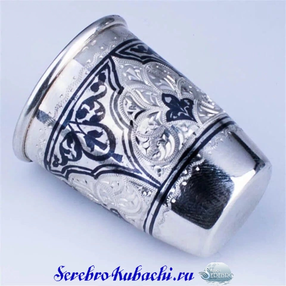 серебряная чарка кубачи