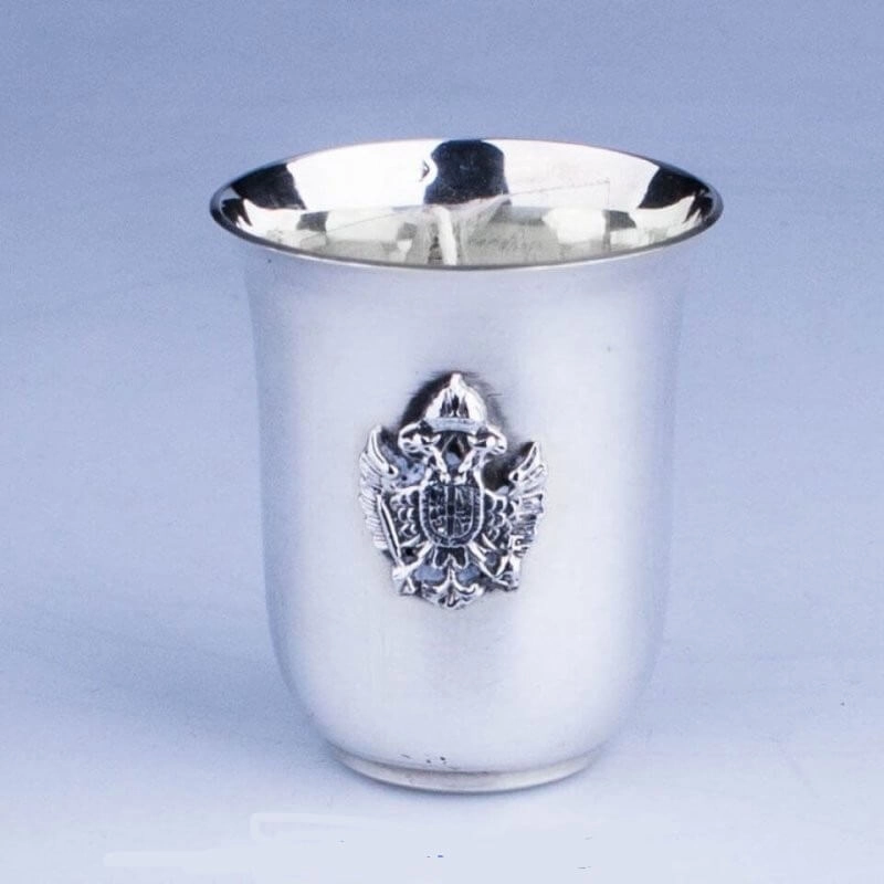 серебряная стопка герб россии