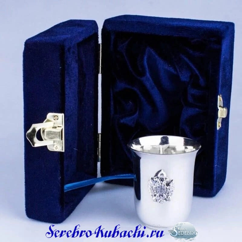 серебряная стопка герб россии