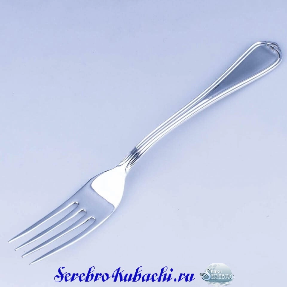 серебряная столовая вилка