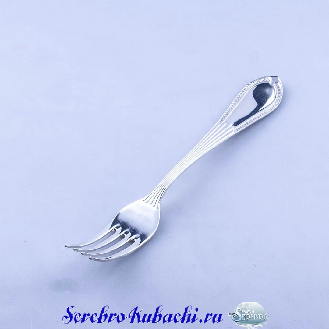 вилка из серебра