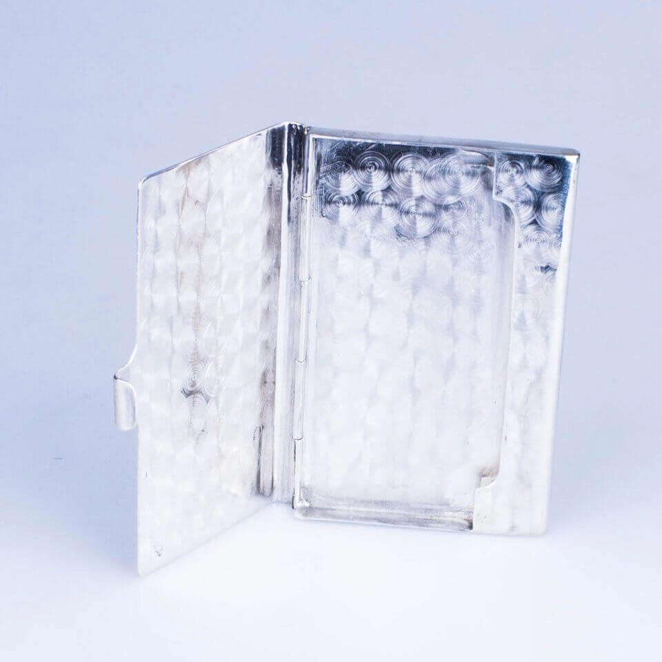 серебряная визитница кубачи