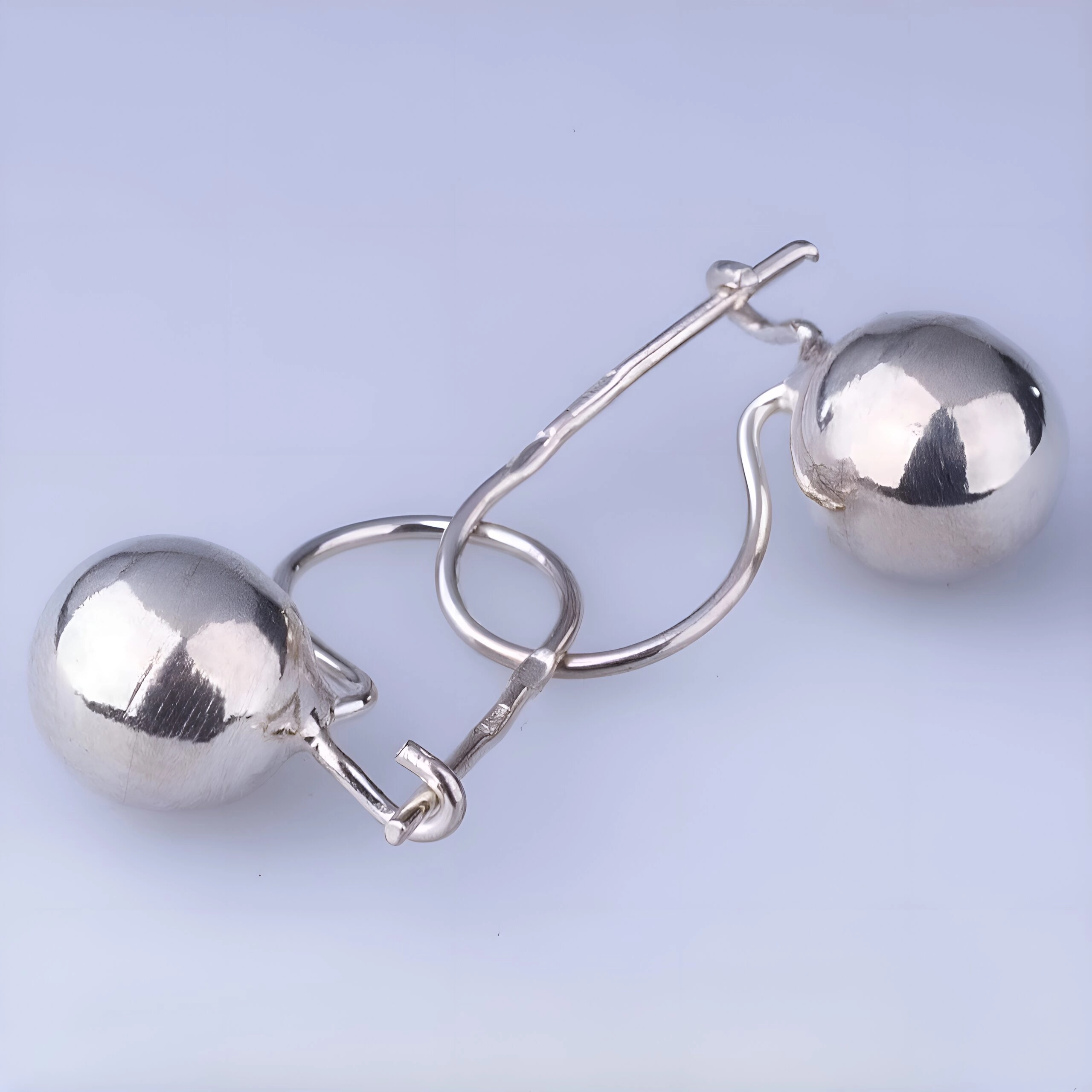 детские серебряные серьги