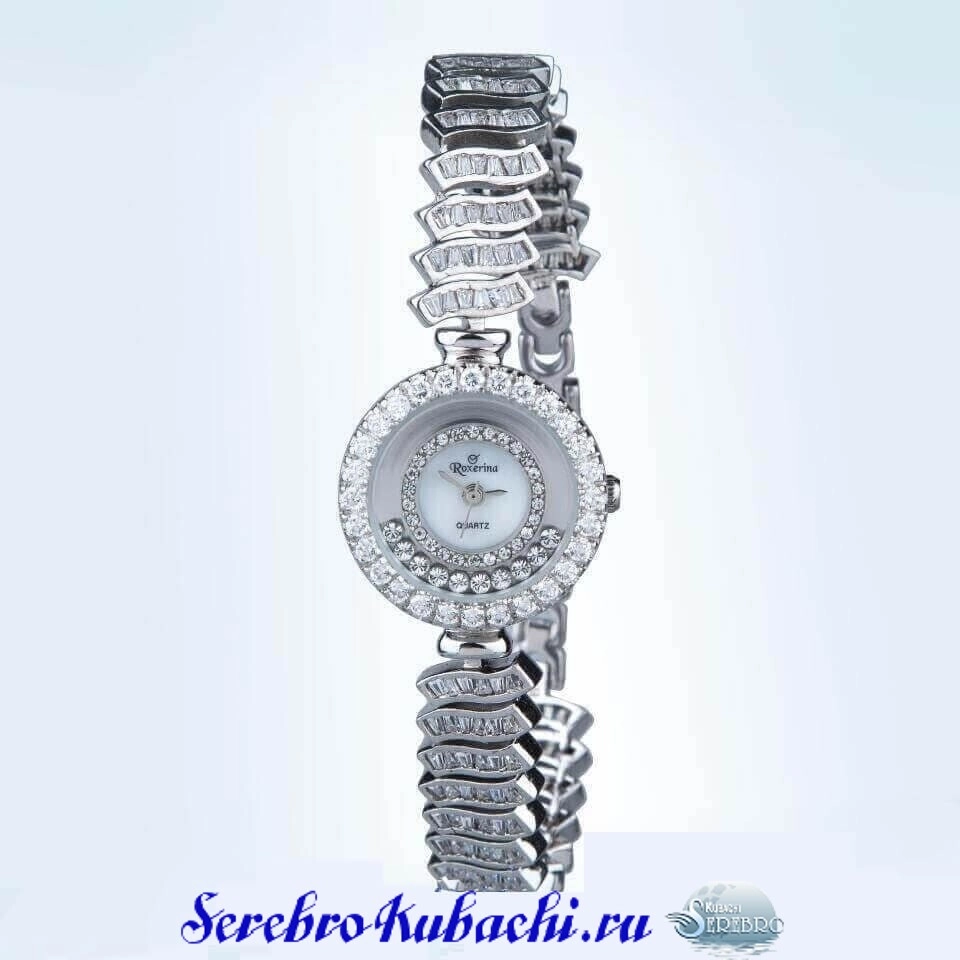 серебряные часы женские