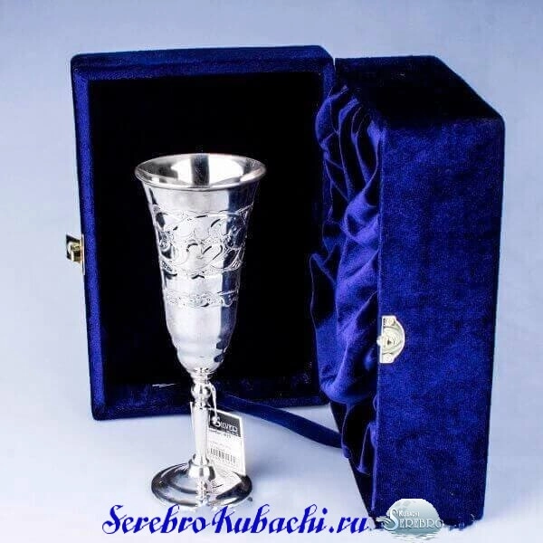 серебряный фужер кубачи