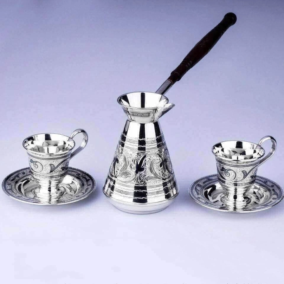 серебряный кофейный набор