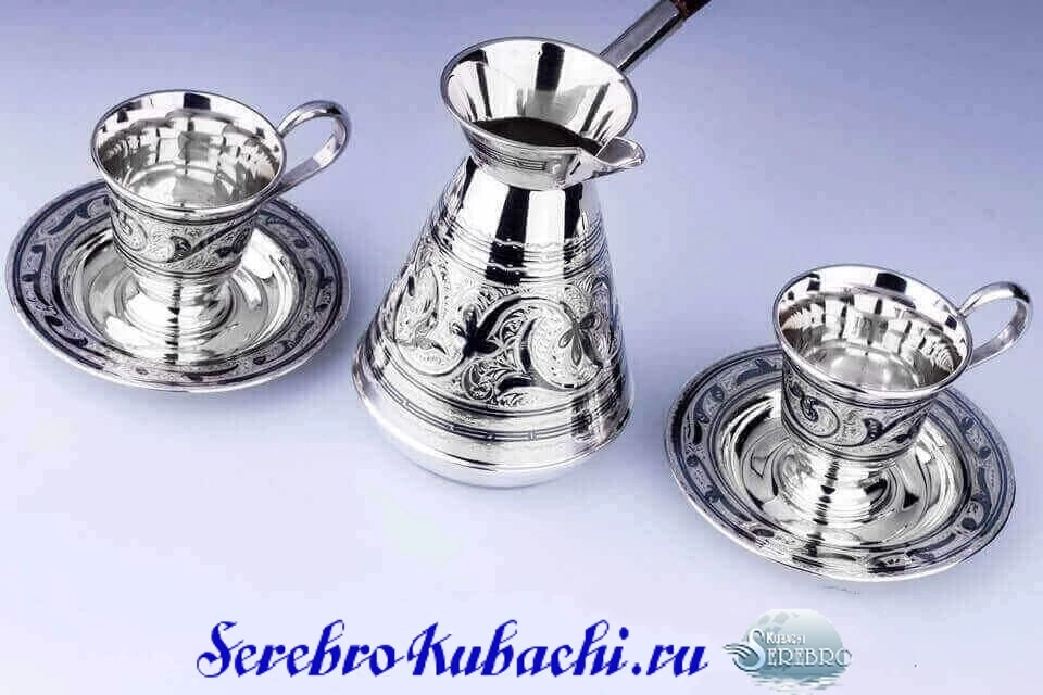 серебряный кофейный набор