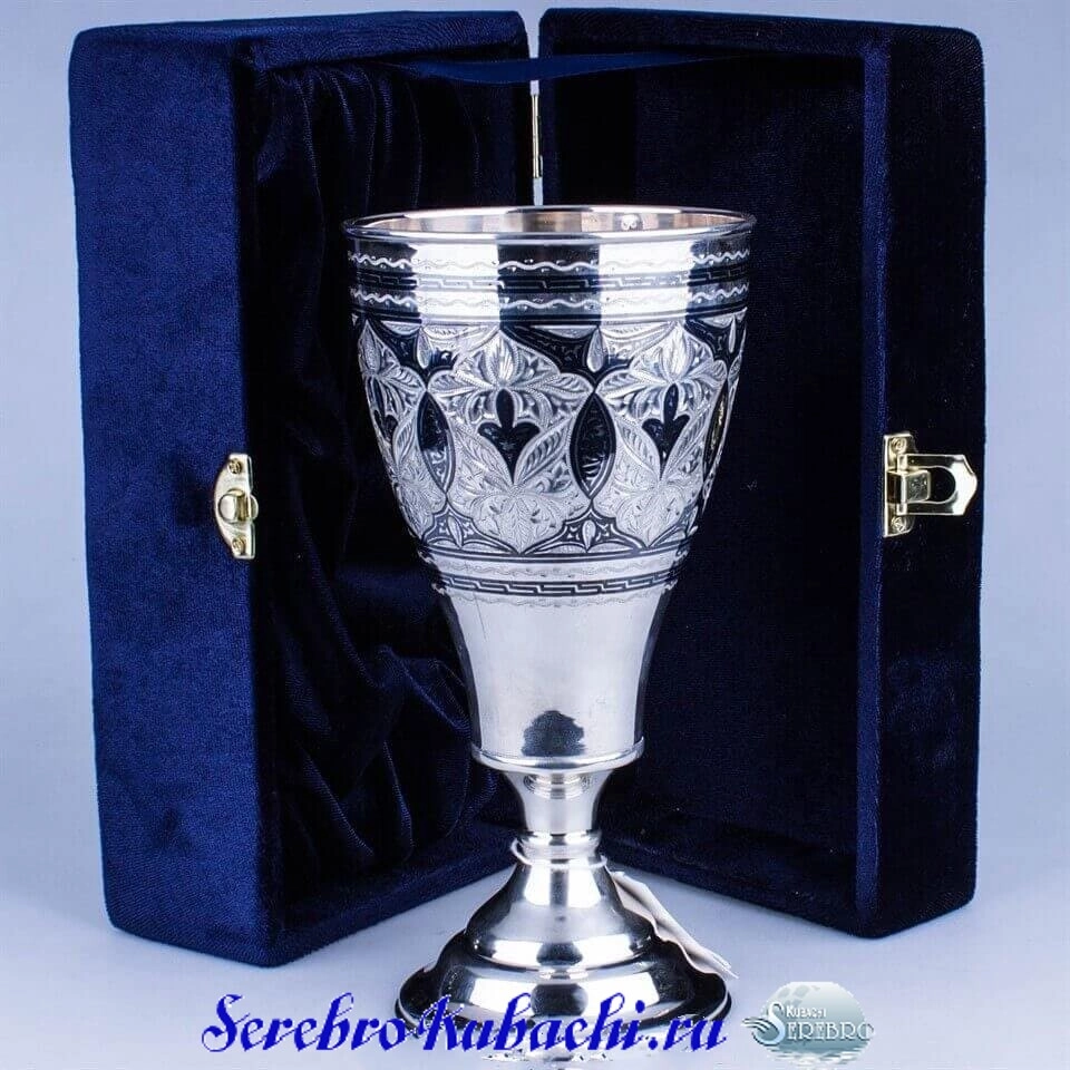 серебряный кубок кубачи недорого